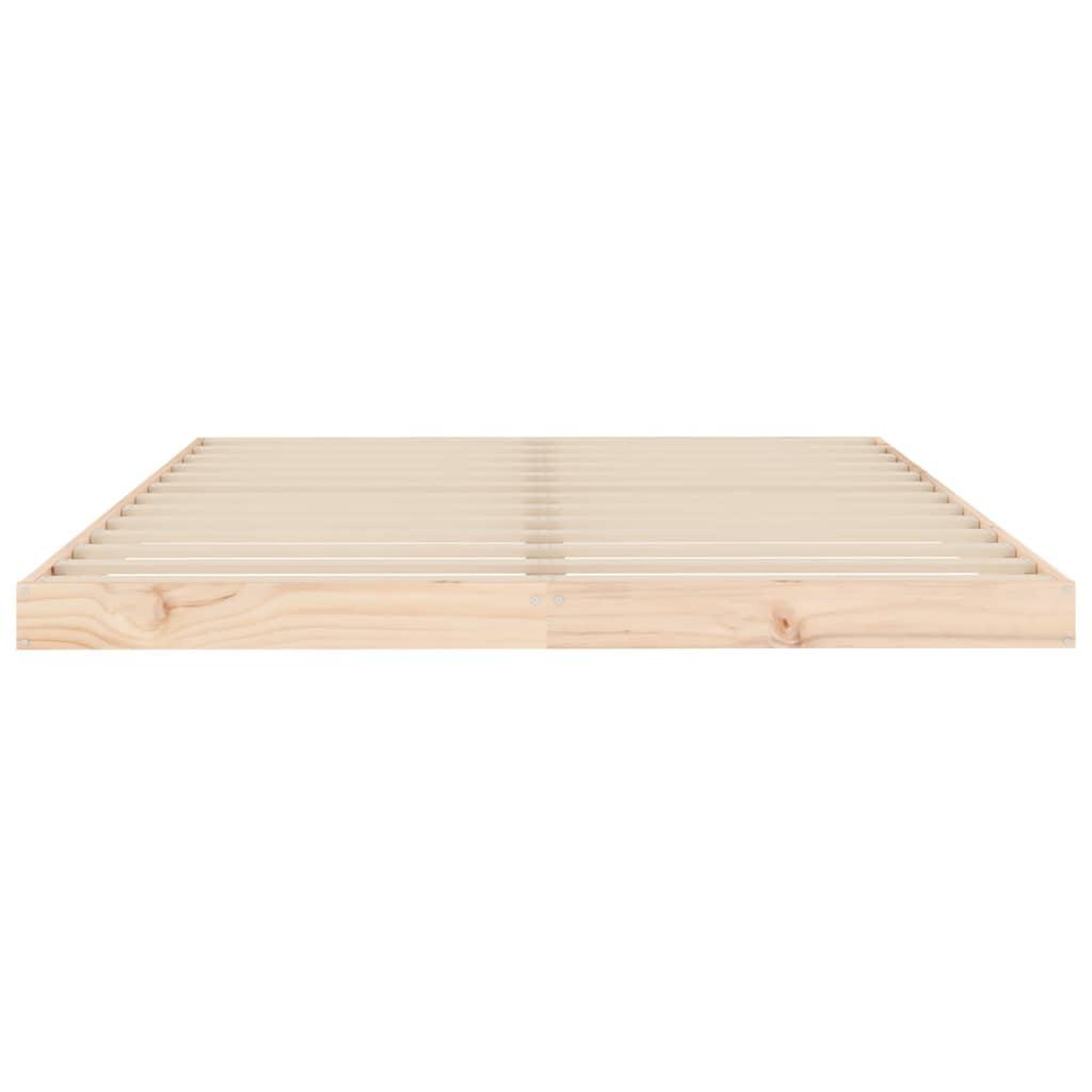 Voir la diapositive 5 : VIDAXL Cadre de lit sans matelas 140x190 cm bois de pin massif