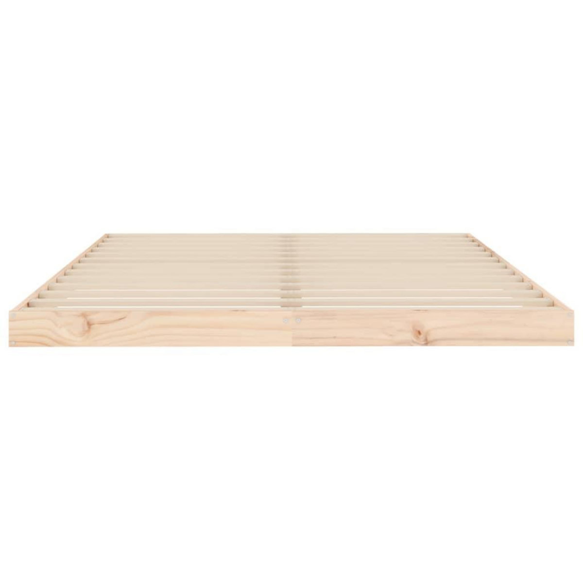 VIDAXL Cadre de lit sans matelas 140x190 cm bois de pin massif