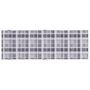 Voir la diapositive 5 : VIDAXL Coussin de chaise longue a carreaux gris 186x58x4 cm