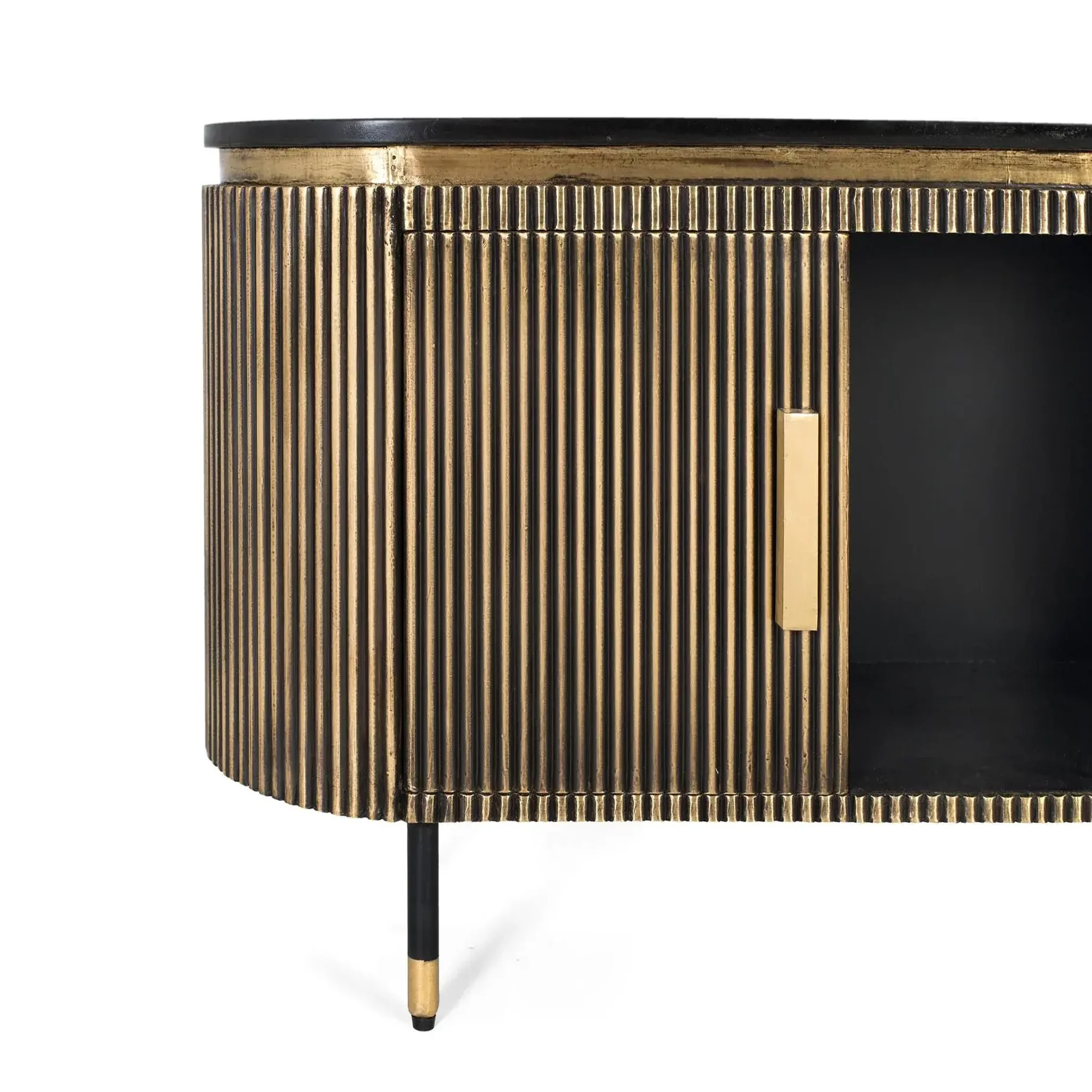 Voir la diapositive 4 : GINER Y COLOMER SL Meuble tv en bois de manguier 150 cm style classique moderne