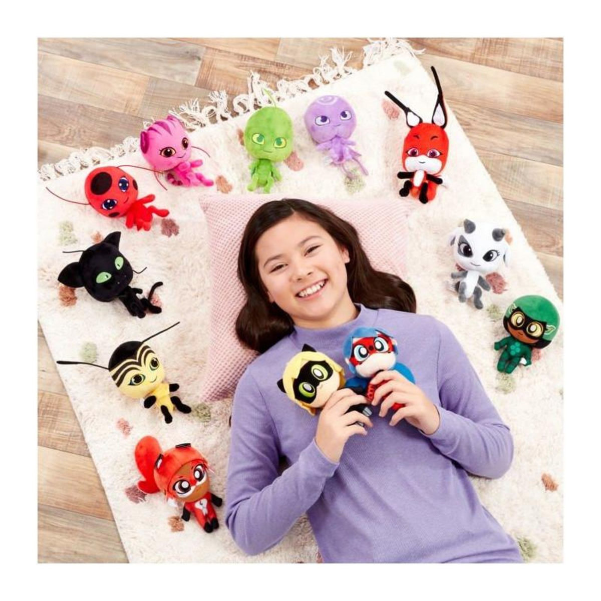 BANDAI Peluche Ziggy 15 cm - BANDAI - Miraculous - Douce peluche Kwami