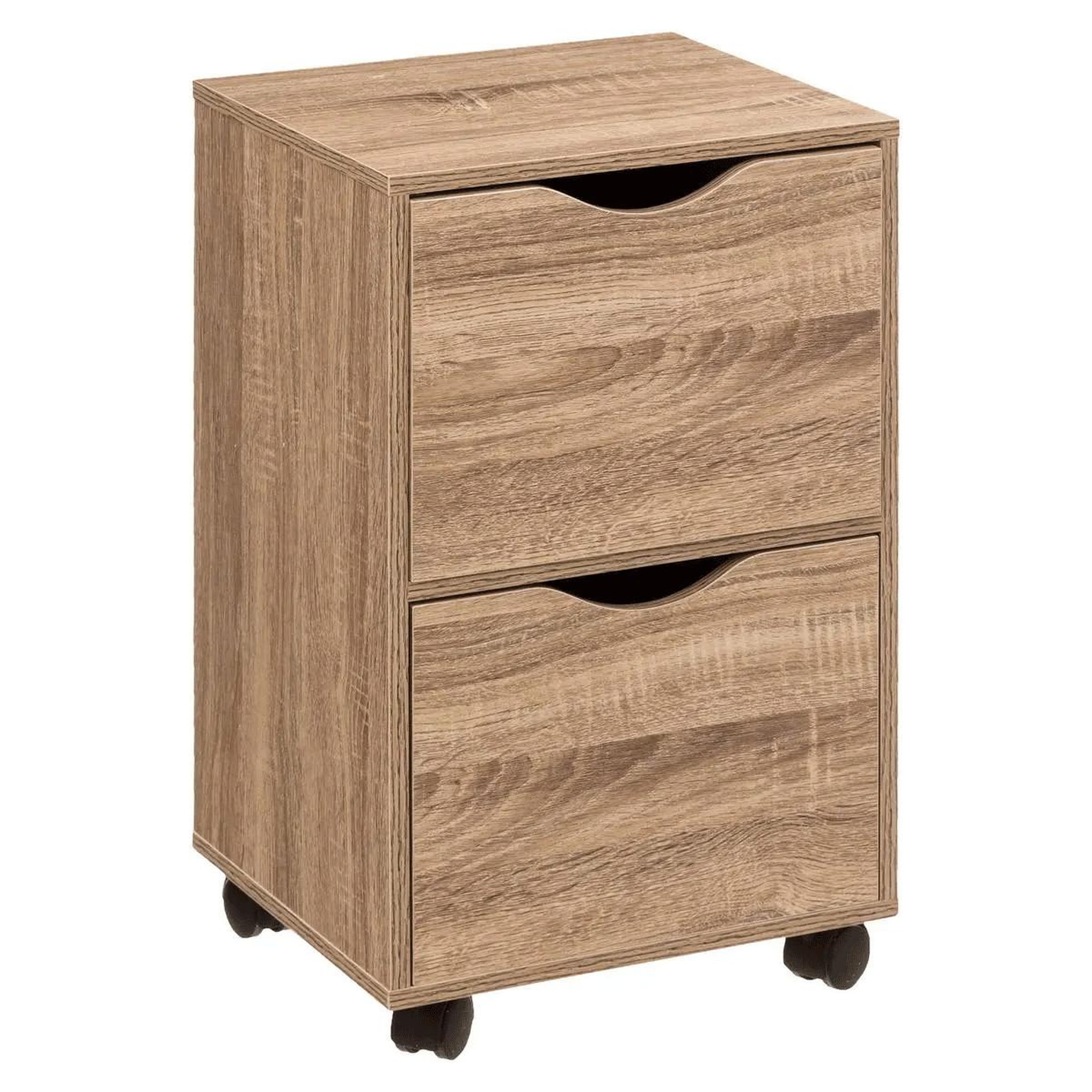 FIVE Tour de Rangement  2 Tiroirs  56cm Naturel