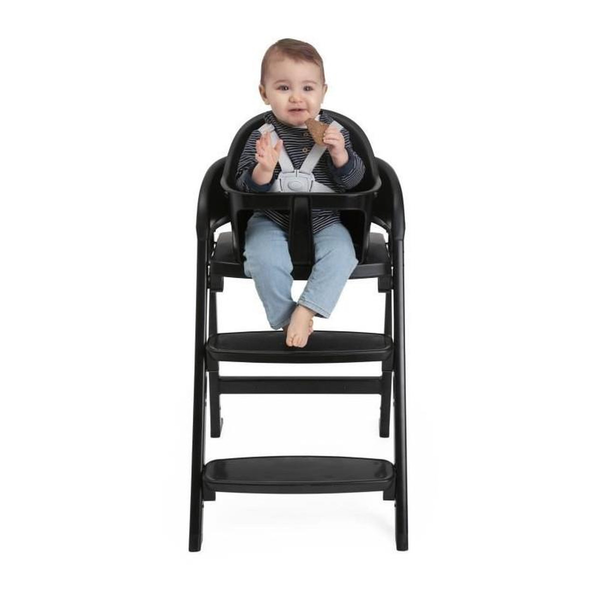 Voir la diapositive 2 : CHICCO Chaise haute évolutive CHICCO Crescendo Lite - Cairo coal - Noir - 8,25 Kg - Jusqu'a 99 ans