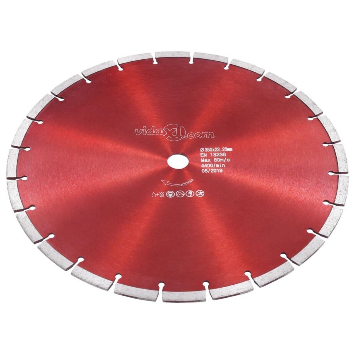 VIDAXL Disque de coupe diamante Acier 350 mm