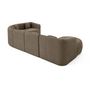 Voir la diapositive 6 : LISA DESIGN Ikare - canapé modulable d'angle gauche - 6 places - en tissu