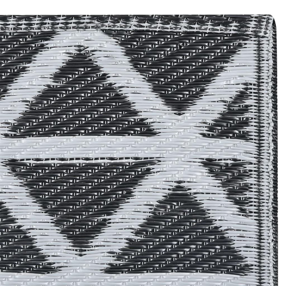 VIDAXL Tapis d'exterieur ARAKIL Noir 160x230 cm PP