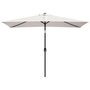 Voir la diapositive 2 : VIDAXL Parasol 200 x 300 cm Blanc sable Rectangulaire