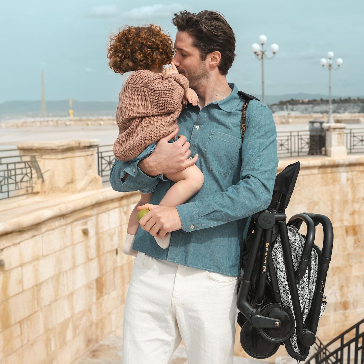 KINDERKRAFT Poussette compacte et facile à plier pour voyages et déplacements