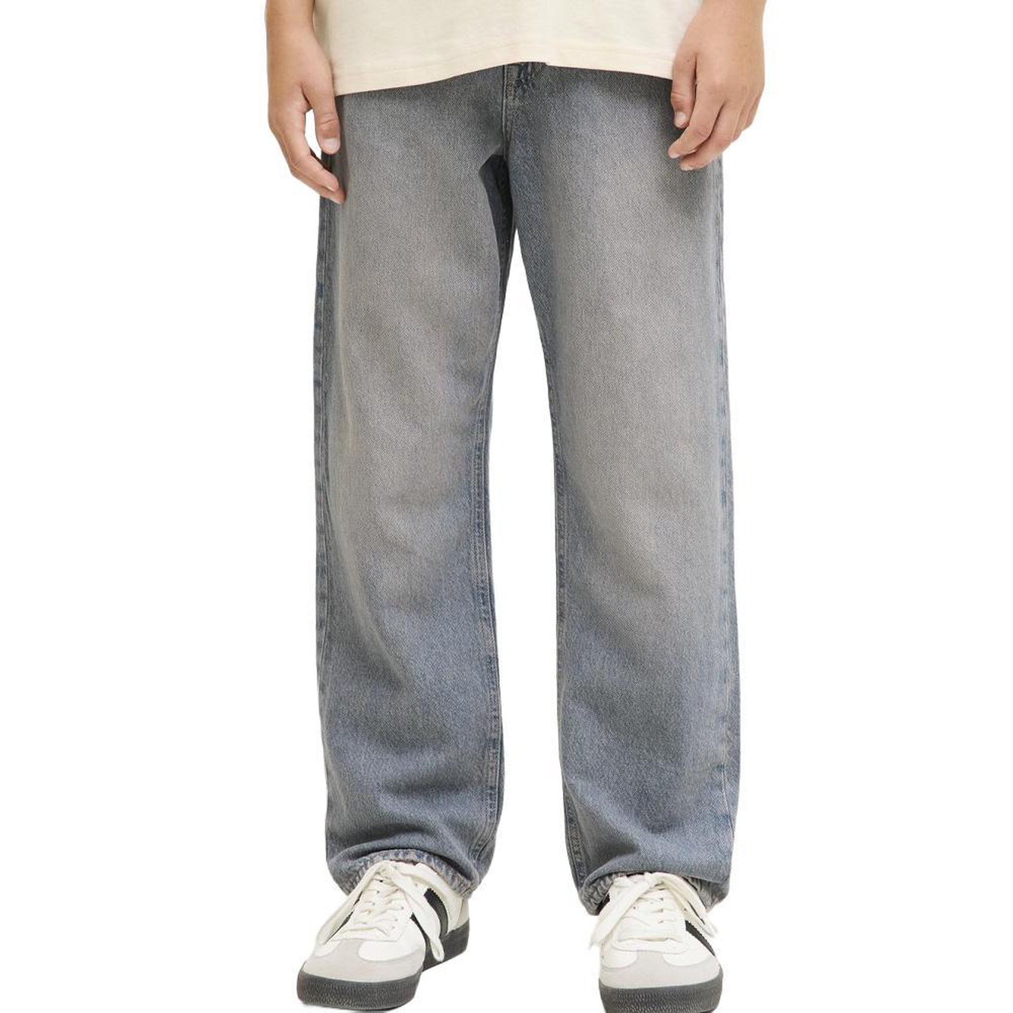 Voir la diapositive 1 : Jack & Jones Jean Loose Gris Garçon Jack & Jones Chris Original