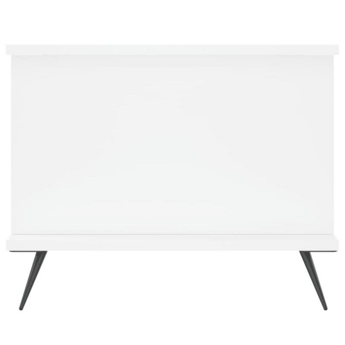 VIDAXL Table basse blanc 90x50x40 cm bois d ingénierie