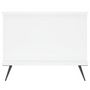 Voir la diapositive 6 : VIDAXL Table basse blanc 90x50x40 cm bois d ingénierie