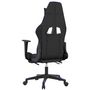 Voir la diapositive 5 : VIDAXL Chaise de jeu avec repose-pied Noir et bleu Similicuir
