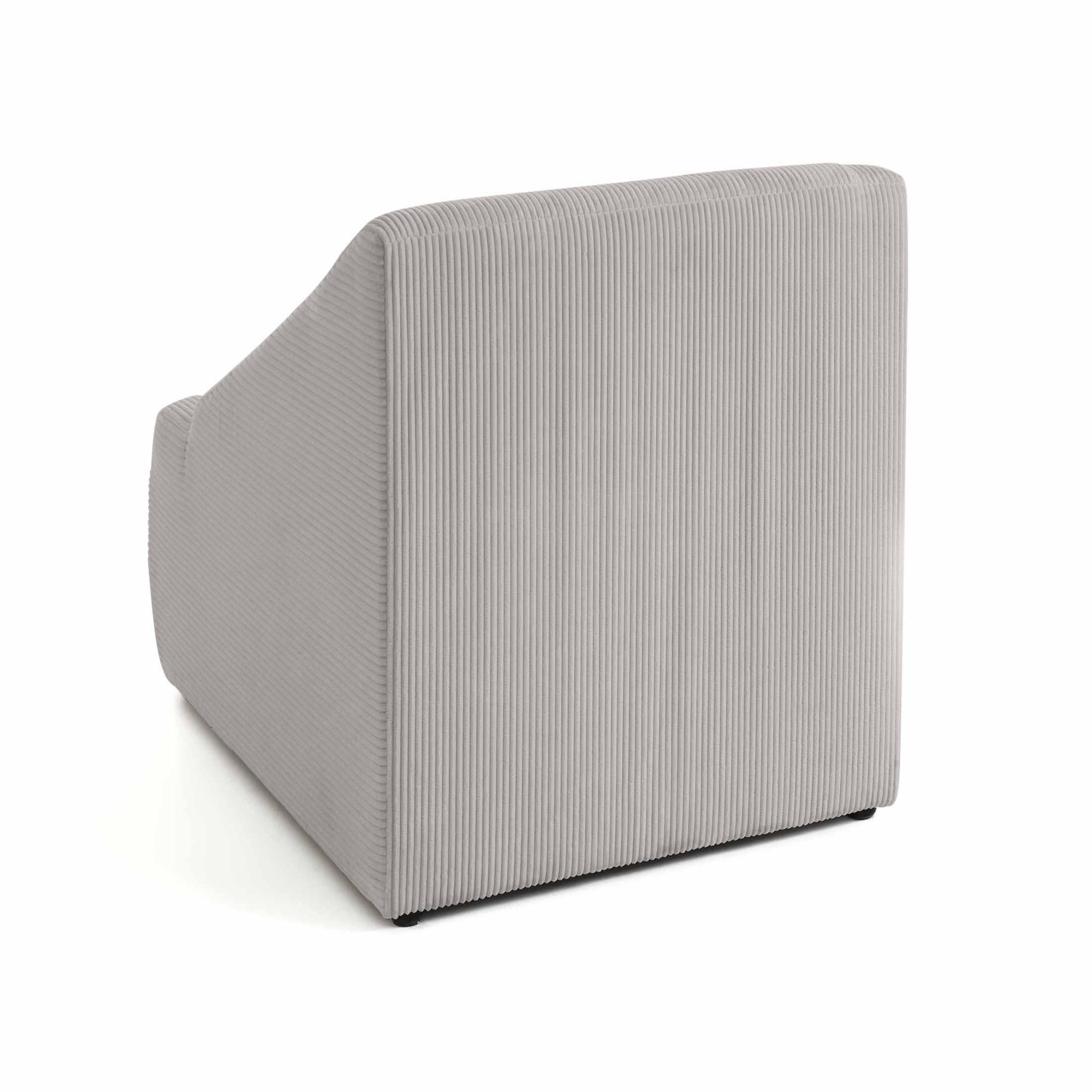 Voir la diapositive 6 : LISA DESIGN Onyx - fauteuil - en velours côtelé