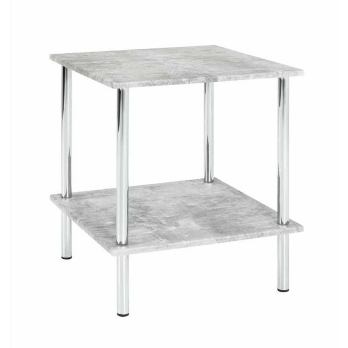 Paris Prix Table d'Appoint Effet Béton  Miguel  45cm Gris