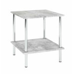 Paris Prix Table d'Appoint Effet Béton  Miguel  45cm Gris