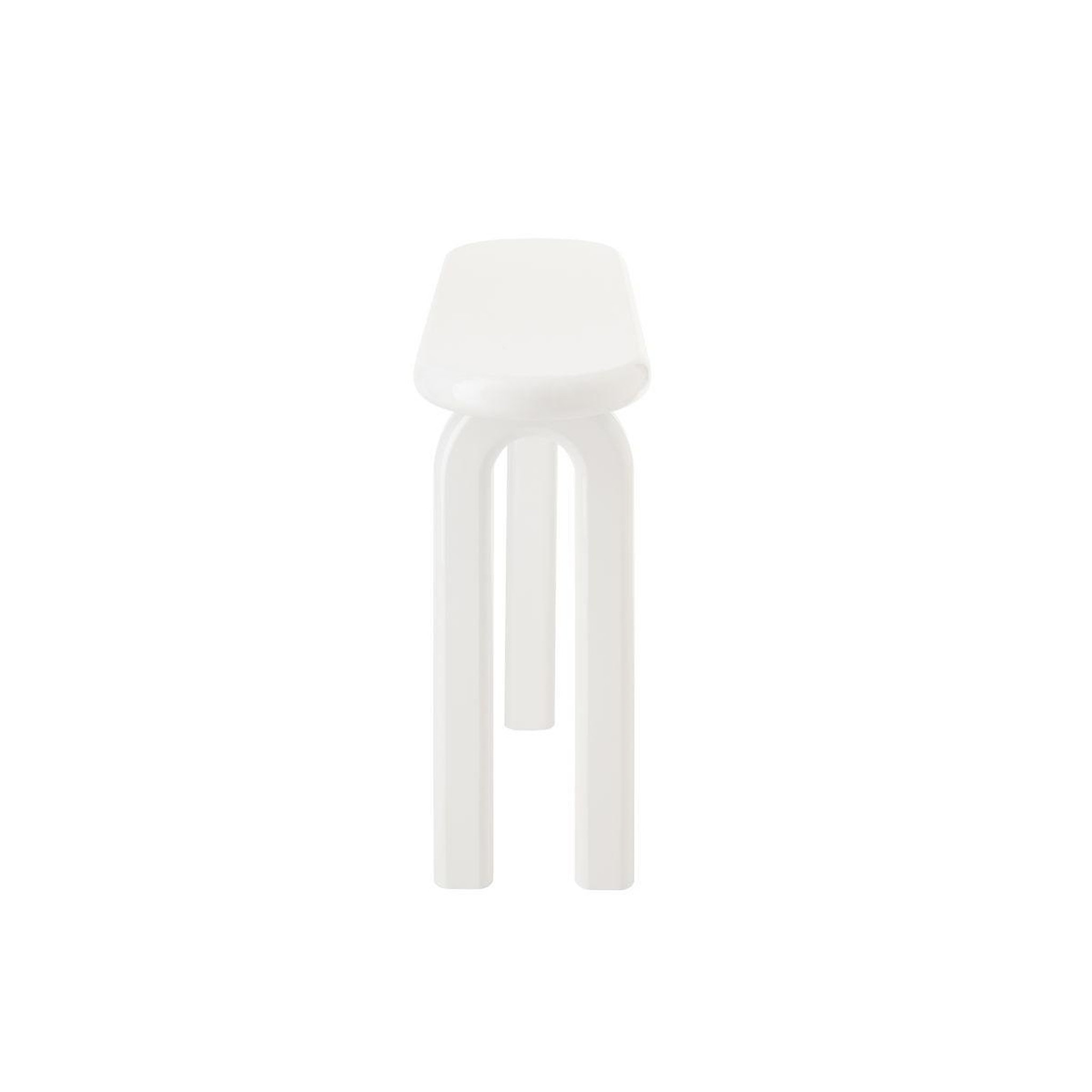 Voir la diapositive 3 : J-LINE Console ovale design  archie  120cm blanc