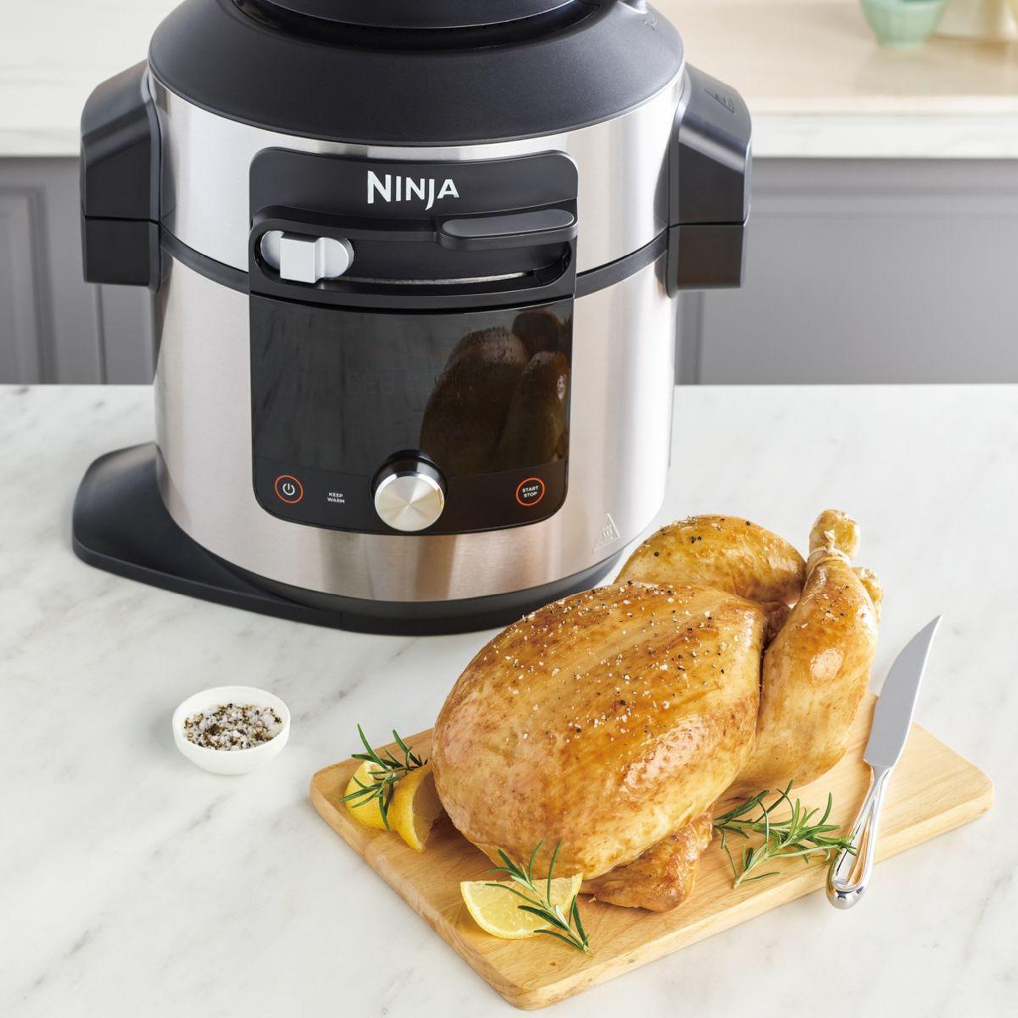 Voir la diapositive 4 : NINJA Multicuiseur Foodi Max OL750EU  gris/noir 7,5 L, 14 modes de cuisson dont air fryer