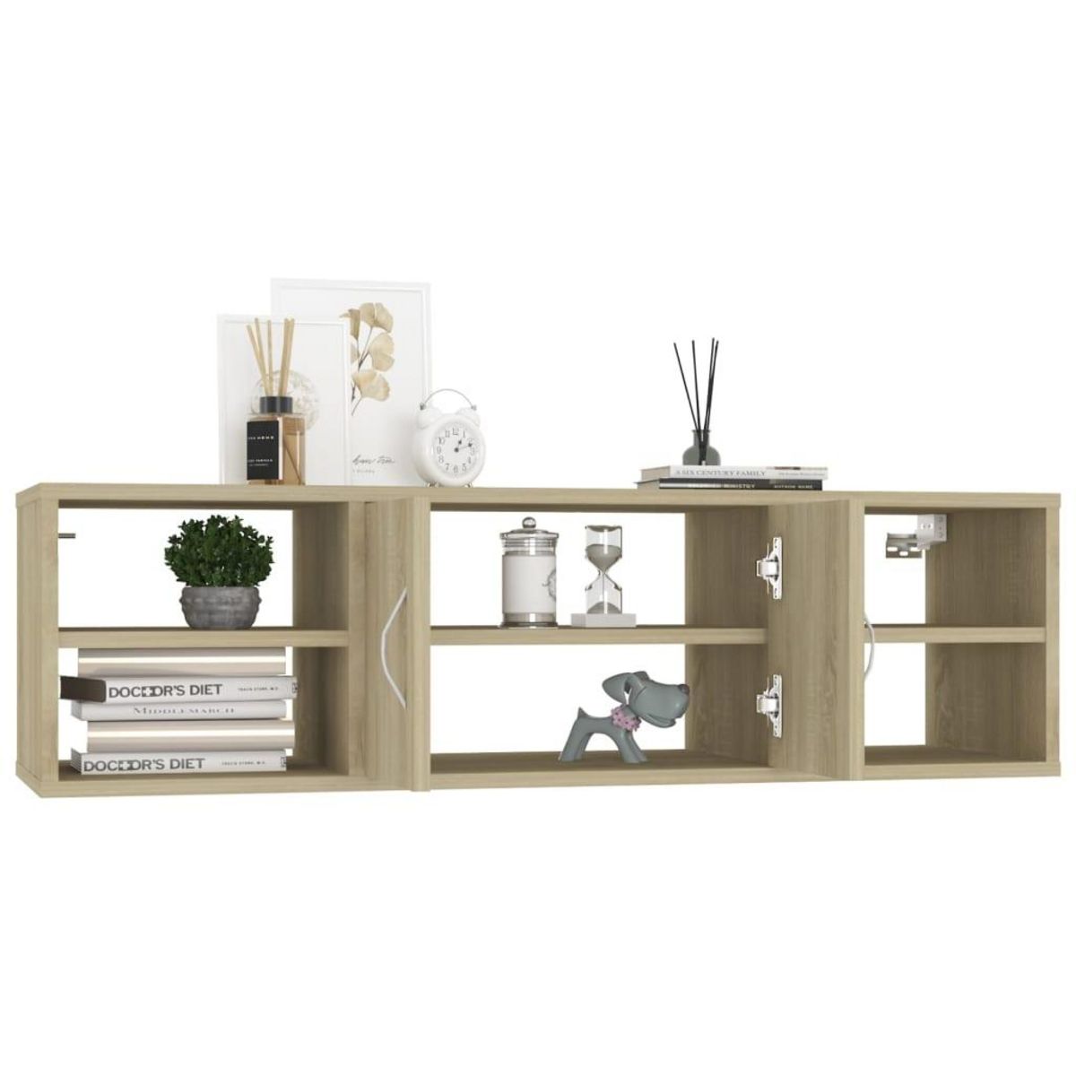 VIDAXL Etagere murale Chene sonoma 102x30x29 cm Bois d'ingenierie