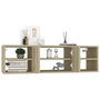 Voir la diapositive 4 : VIDAXL Etagere murale Chene sonoma 102x30x29 cm Bois d'ingenierie