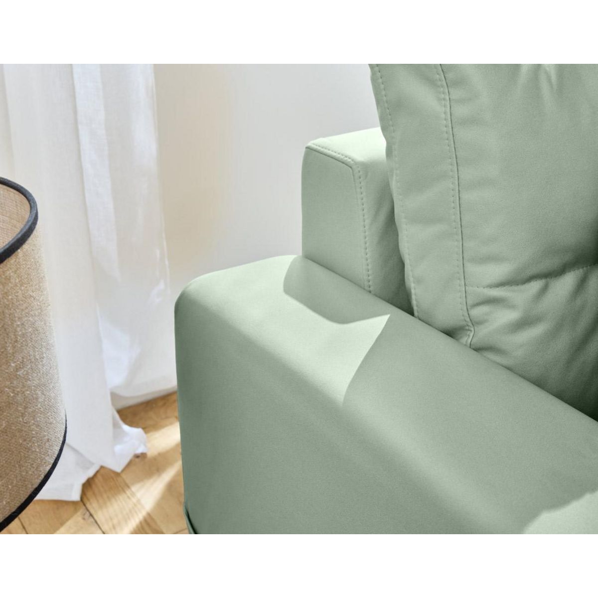 BEST MOBILIER Astoria - canapé d'angle réversible 4 places - convertible avec coffre - en simili