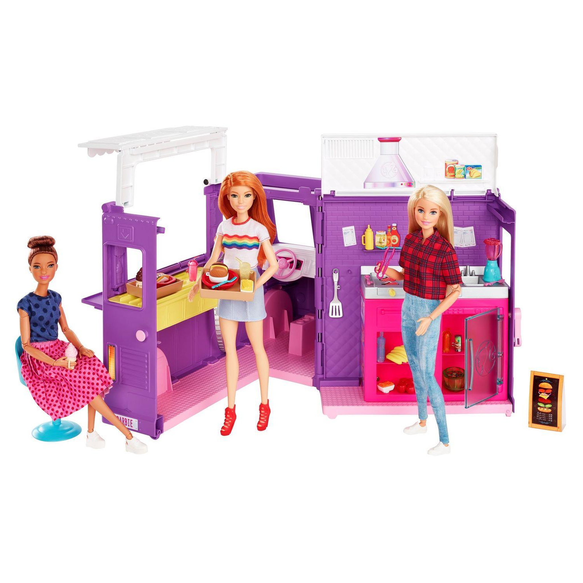 Voir la diapositive 3 : BARBIE Le food truck de Barbie