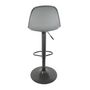 Voir la diapositive 4 : Paris Prix Lot de 2 Tabourets de Bar  Isak  104cm Gris