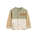 Petit Béguin Veste teddy enfant Kansas City. Coloris disponibles : Vert