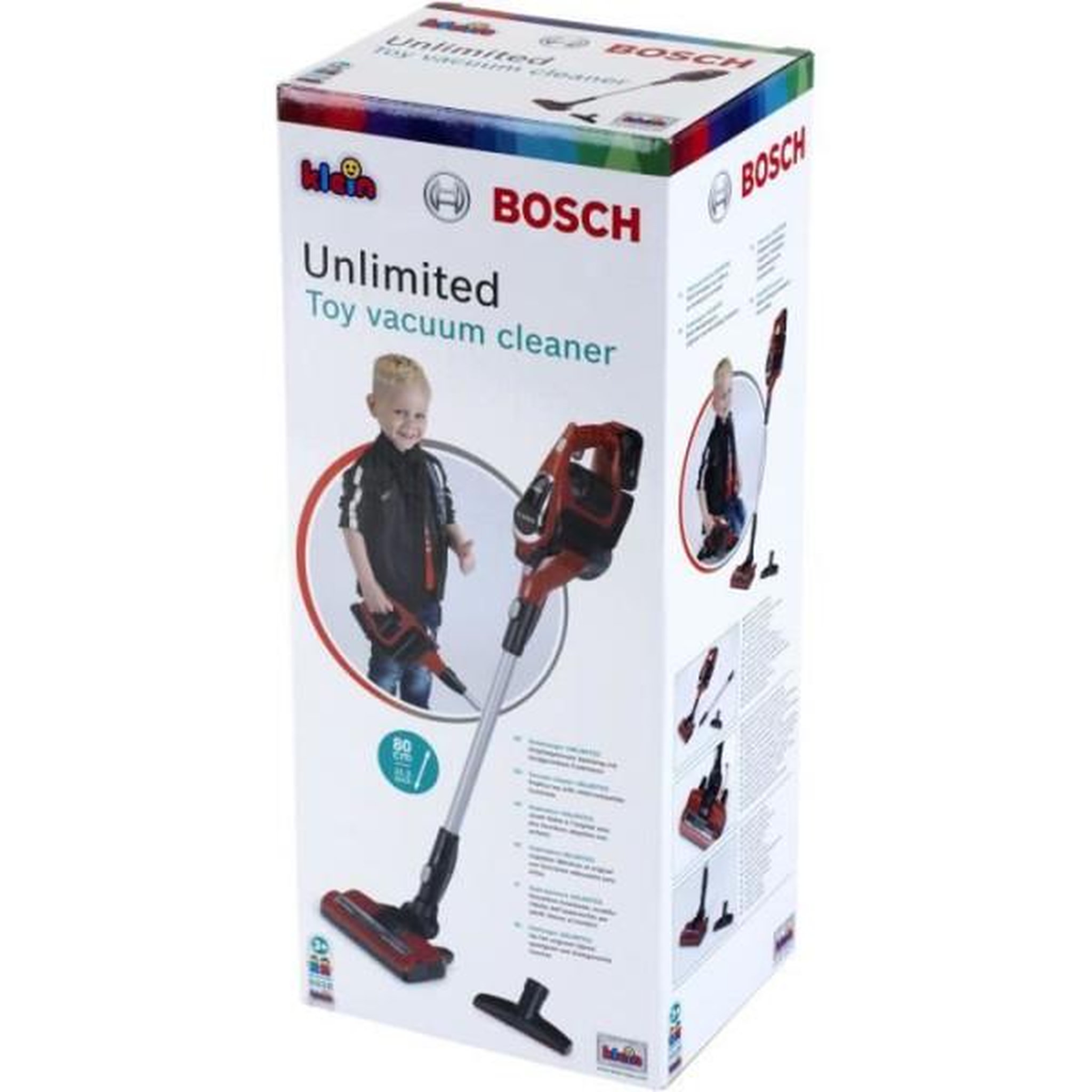 Voir la diapositive 3 : Klein Aspirateur balai électronique Bosch Unlimited 3 en 1 - KLEIN - 6808 - Jouet Pour Enfant