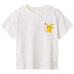 NAME IT T shirt  Garçon Name it Pokemon Dyppi. Coloris disponibles : Blanc