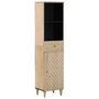 Voir la diapositive 1 : VIDAXL Armoire de salle de bain 38x33x160 cm bois massif de manguier