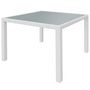 Voir la diapositive 3 : VIDAXL Salon de jardin 5 pcs Resine tressee Blanc-creme