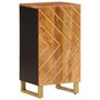 Voir la diapositive 2 : VIDAXL Armoire laterale marron et noir 40x33,5x75 cm bois de manguier
