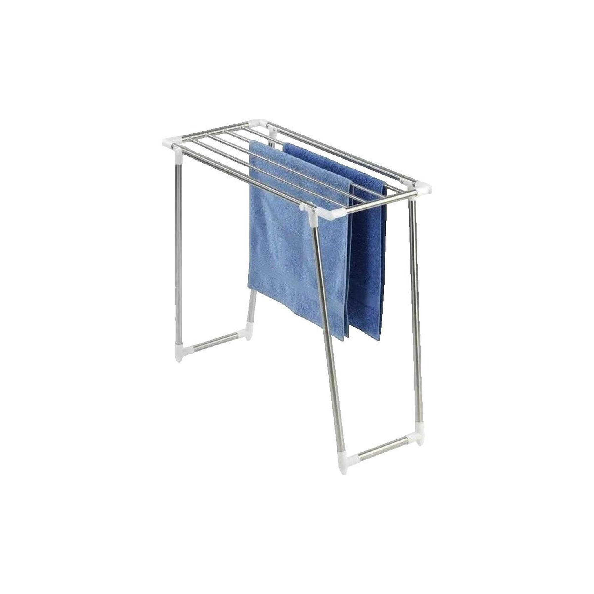 Voir la diapositive 3 : Wenko Séchoir pliable Wenko acier inoxydable 5,5 mètres surface de séchage
