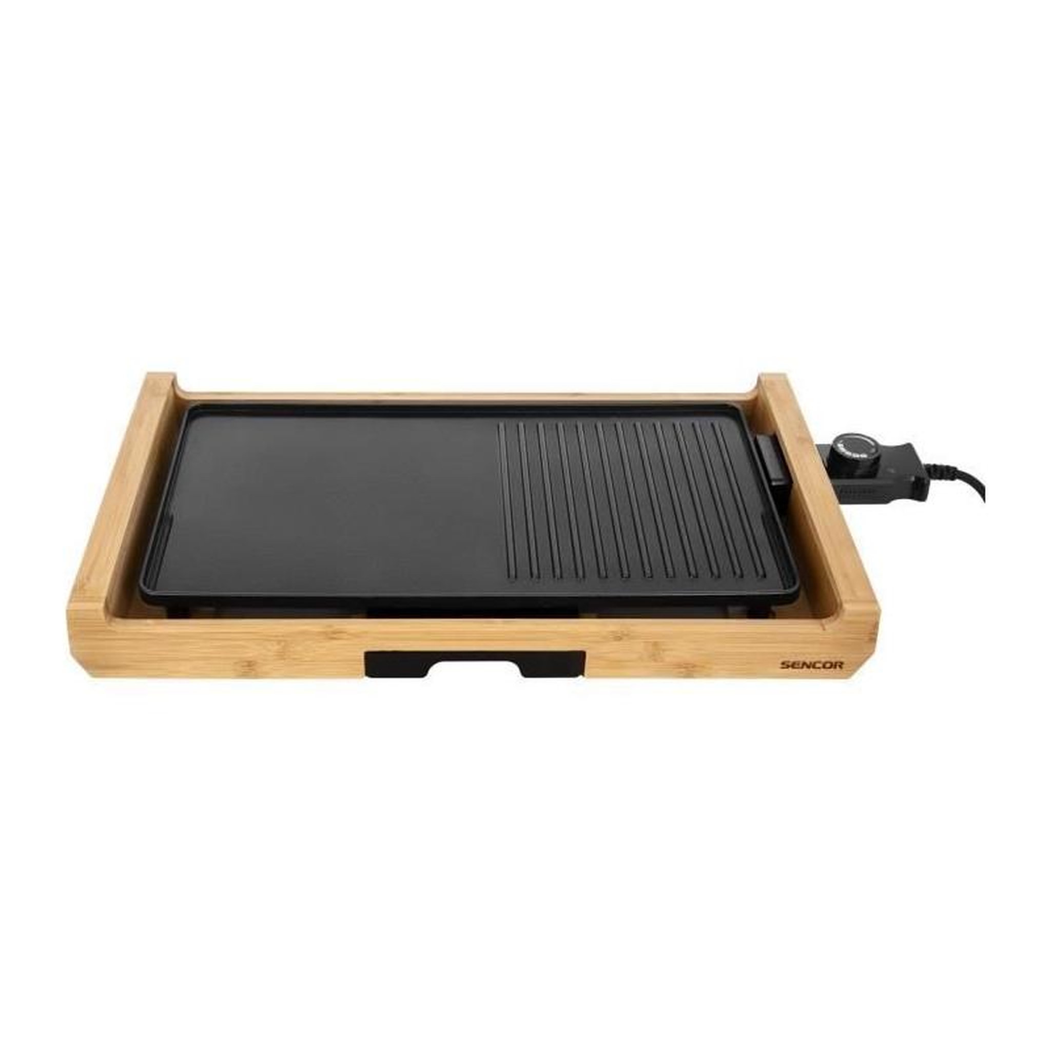 Voir la diapositive 2 : SENCO Grill électrique - SENCOR - SBG 206BK - 1800 W - Noir / Bambour
