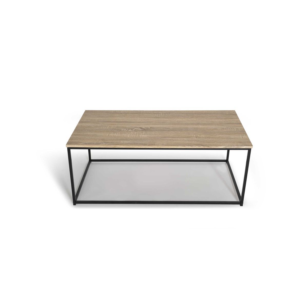 Table basse plateau bois HOUSTON