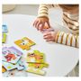 Voir la diapositive 3 : Juratoys-Janod Puzzles 2 pieces parents et bebes animaux