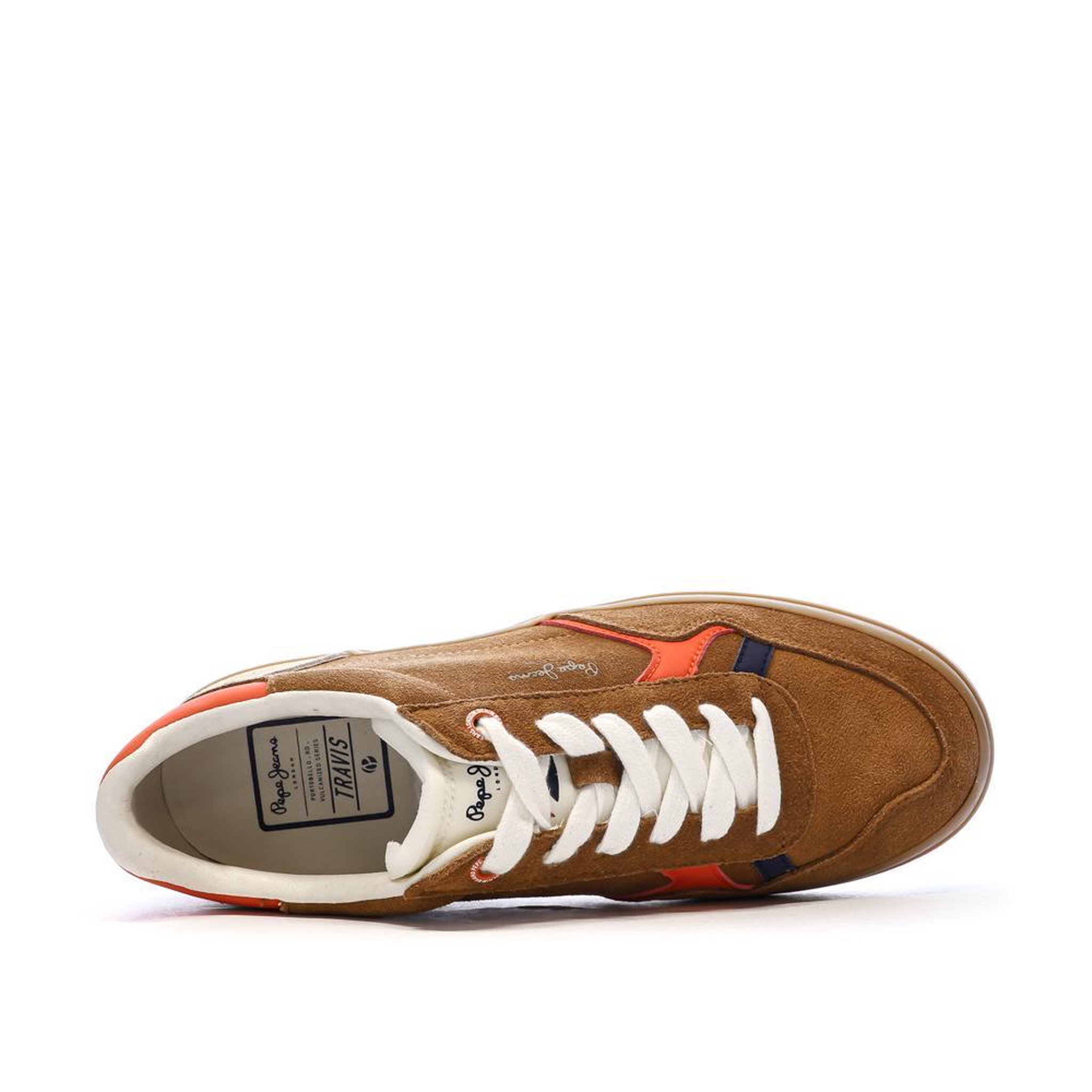 Voir la diapositive 4 : Pepe Jeans Baskets Marron Homme Pepe jeans Travis City