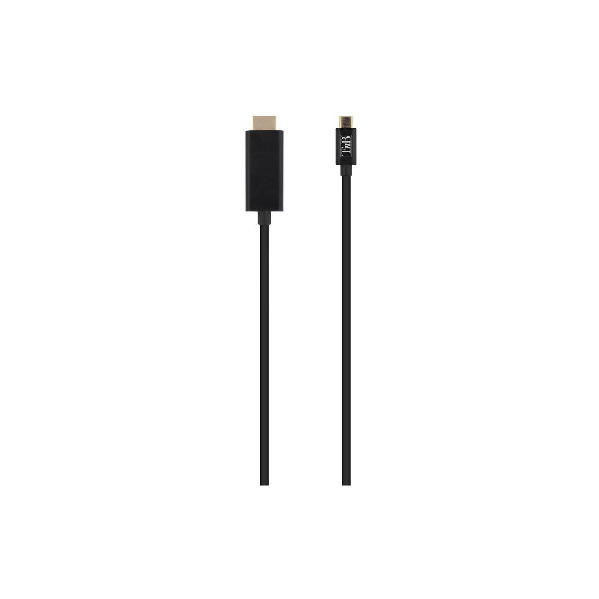 TNB Câble HDMI vers USB-C  - 2M noir