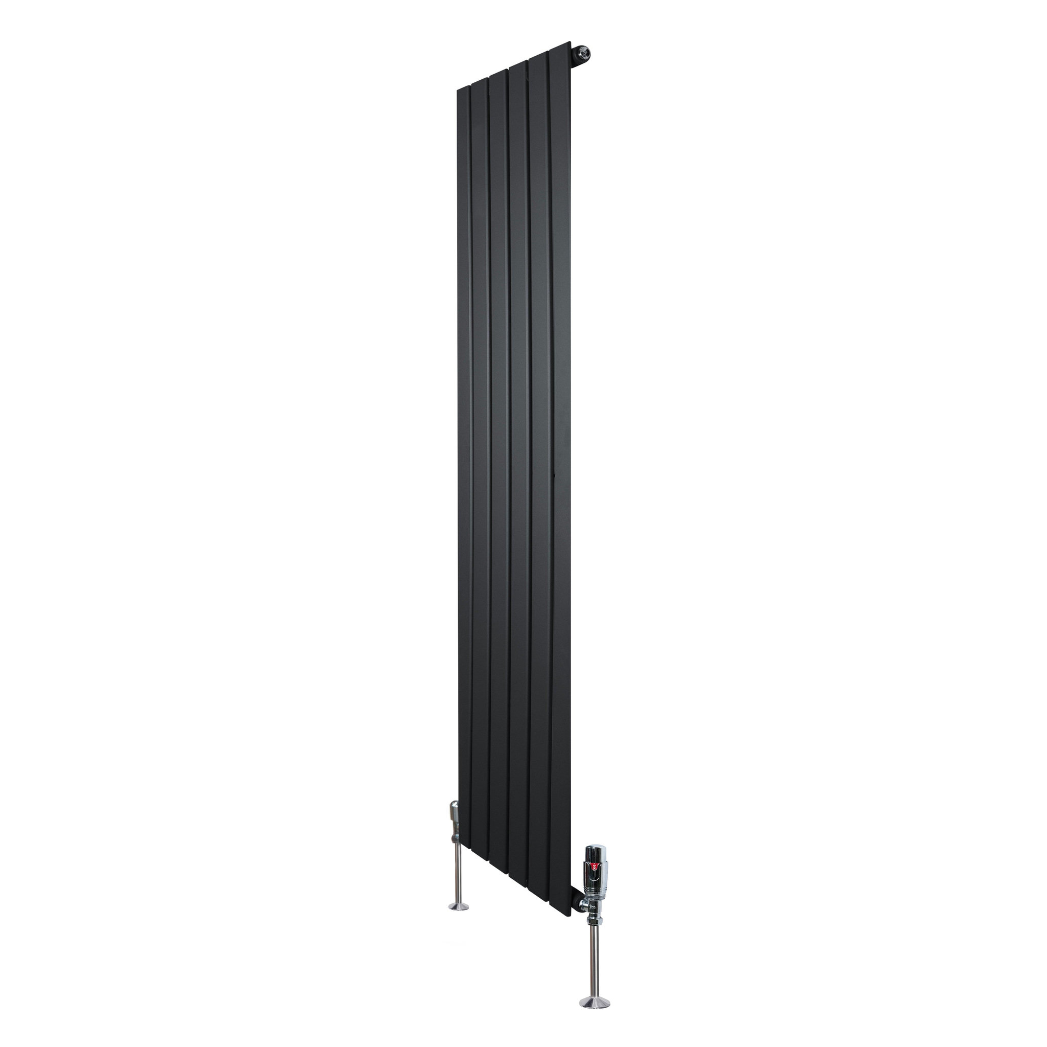 Voir la diapositive 2 : MONSTERSHOP Radiateur plat à 1 panneau & vannes - 1600 x 420 mm