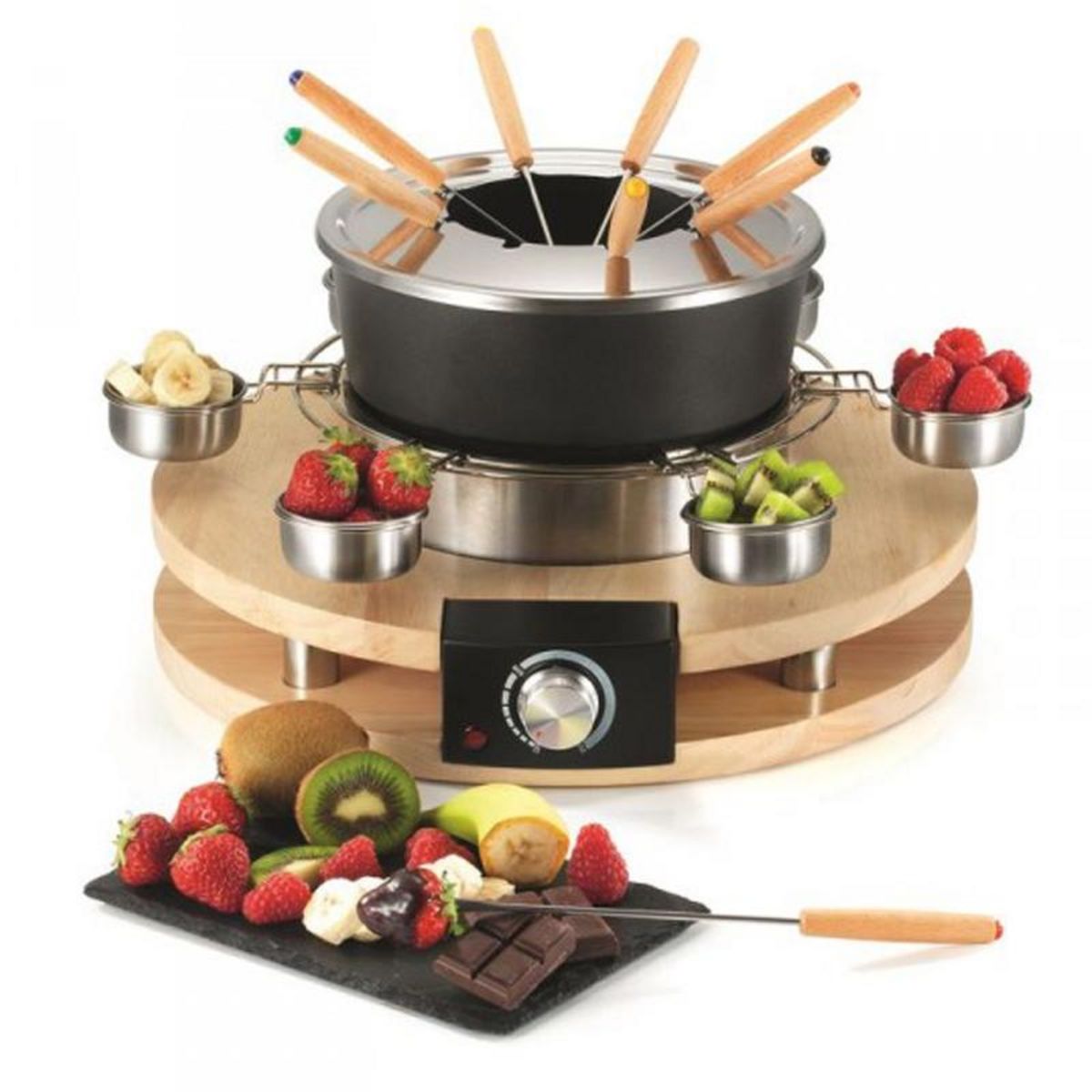 Kitchen chef Fondue 1300w 8 fourchettes - kcwood.fond8