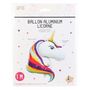 Voir la diapositive 3 : Paris Prix Ballon Gonflable Aluminium  Licorne  1m Blanc