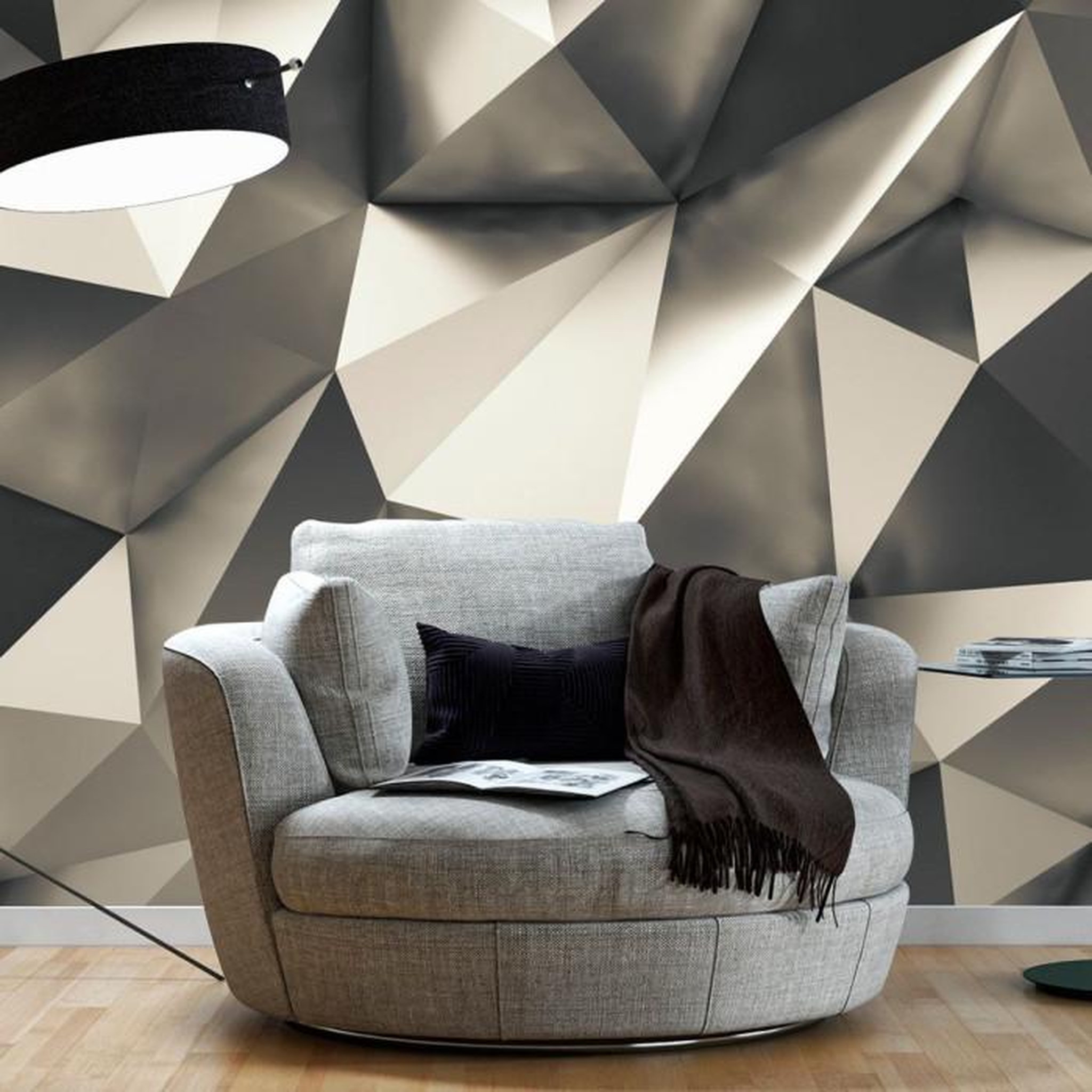 Paris Prix Papier Peint  Cosmic Silver. Coloris disponibles : Multicolore