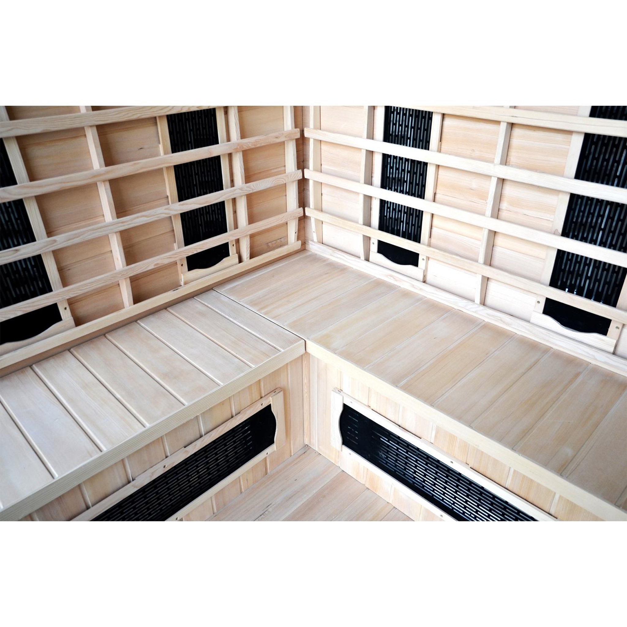 Voir la diapositive 6 : CONCEPT USINE Cabine de sauna luxe infrarouge 3-4 places NARVIK