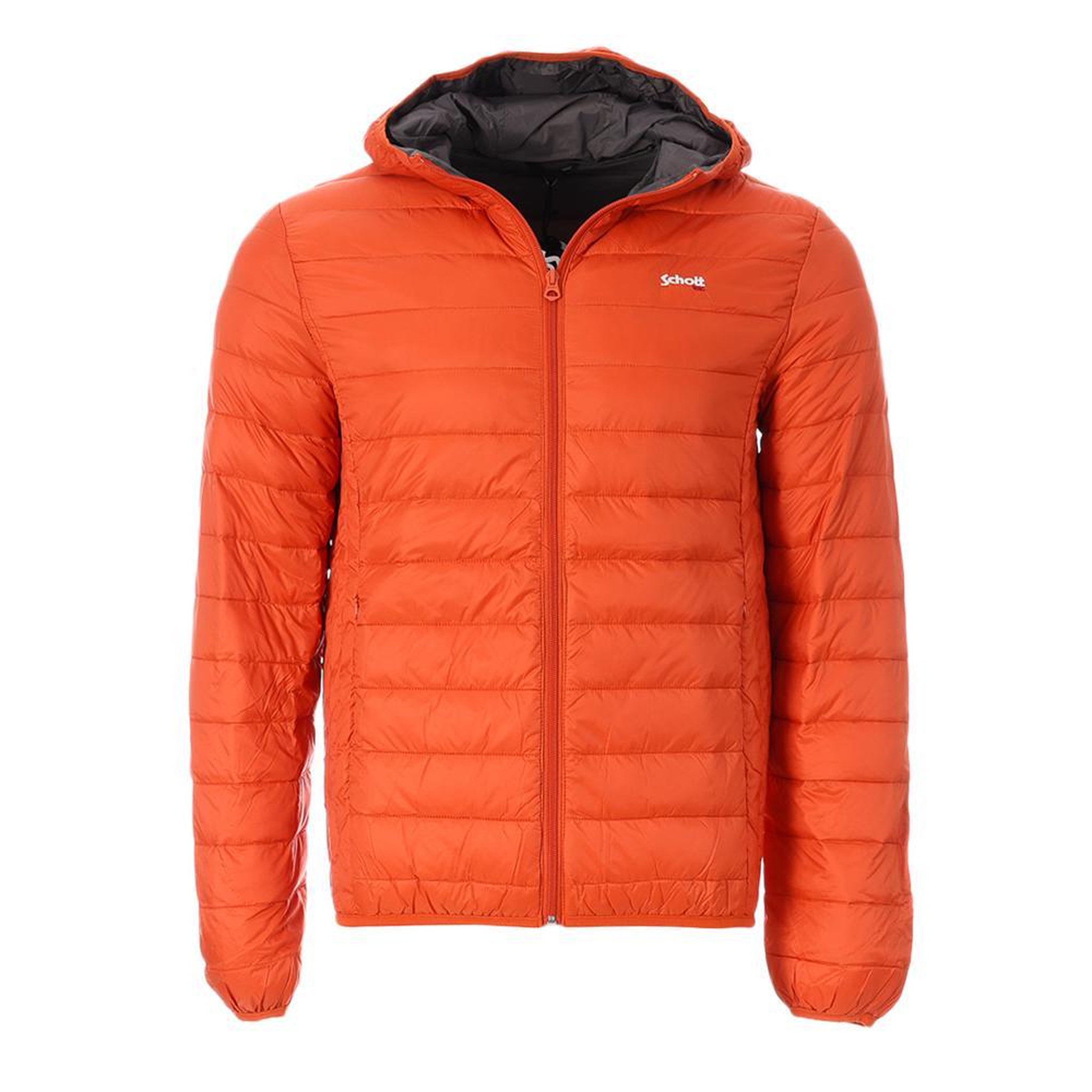 Schott Doudoune Orange Homme Schott SILVERADORS. Coloris disponibles : Orange