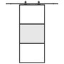 Voir la diapositive 2 : VIDAXL Porte coulissante avec kit de quincaillerie noir 90x205 cm