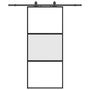 Voir la diapositive 2 : VIDAXL Porte coulissante avec kit de quincaillerie noir 90x205 cm