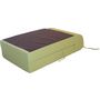 Voir la diapositive 4 : Chauffeuse convertible 1 place en tissu uni CHAPI