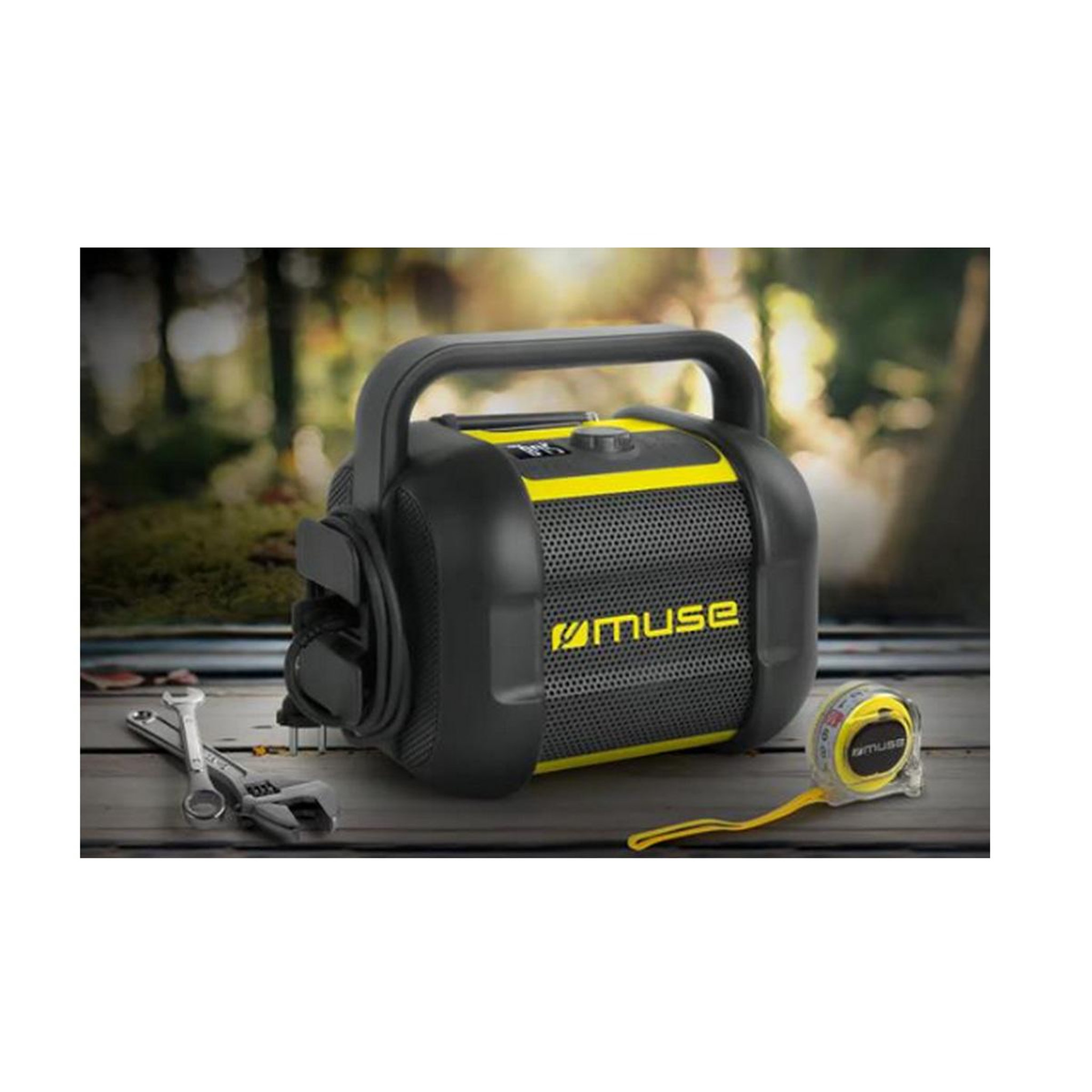 Voir la diapositive 5 : Muse Radio portable jaune/noir - m968bty