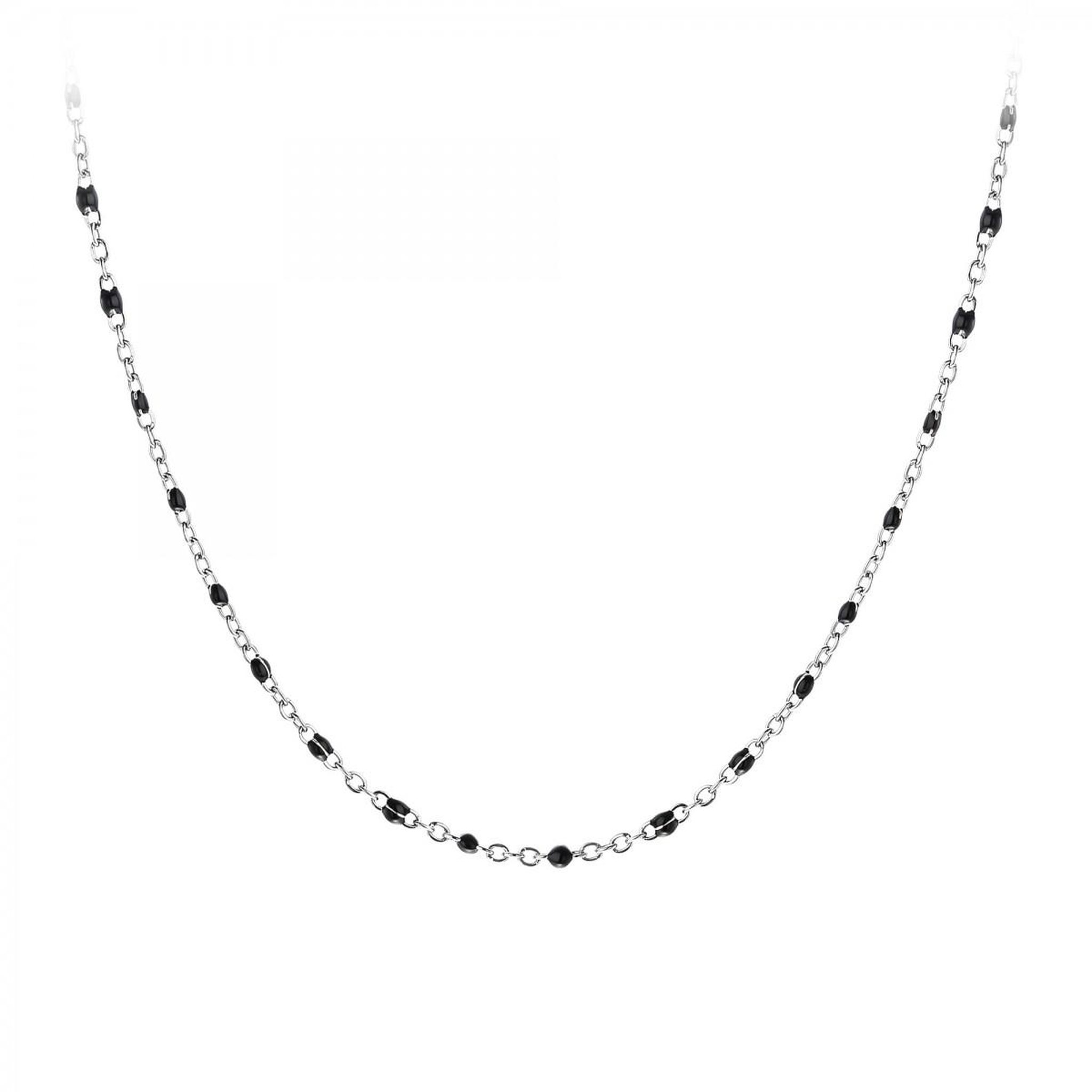 Voir la diapositive 1 : SC BOHEME Collier perles noires par SC Bohème
