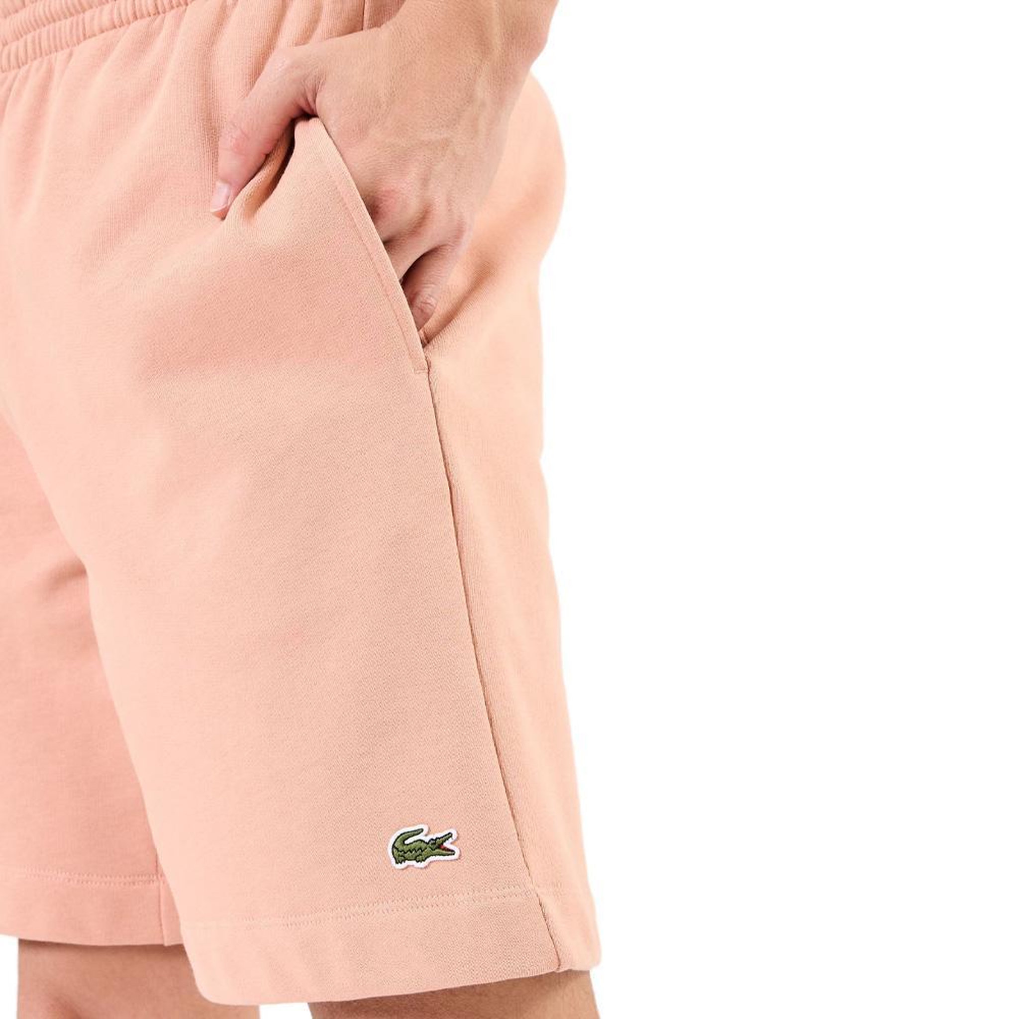 Voir la diapositive 4 : Lacoste Short rose homme lacoste short regular fit